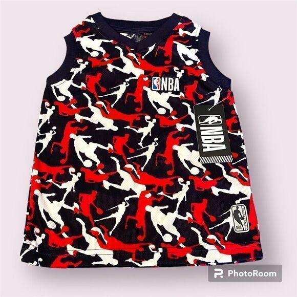 NBA Basketball Graphic Muscle Tee *NEW* - Picture 1 of 7